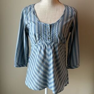 The North Face Top, Tie-Back, Empire Waist Stripe - size Medium